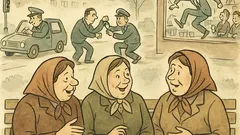 Dowcip: W PRL trzy żony policjantów się spierają