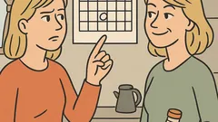 Dowcip: Dwie blondynki przeglądają kalendarz...