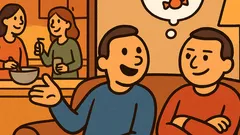 Dowcip: Po obiedzie zapomniał imienia żony