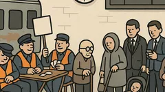 Dowcip: Kolejarze ogłosili strajk…