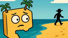 Dowcip: Trójkąt Bermudzki był kiedyś kwadratem